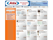 Tablet Screenshot of eshop.atix.sk